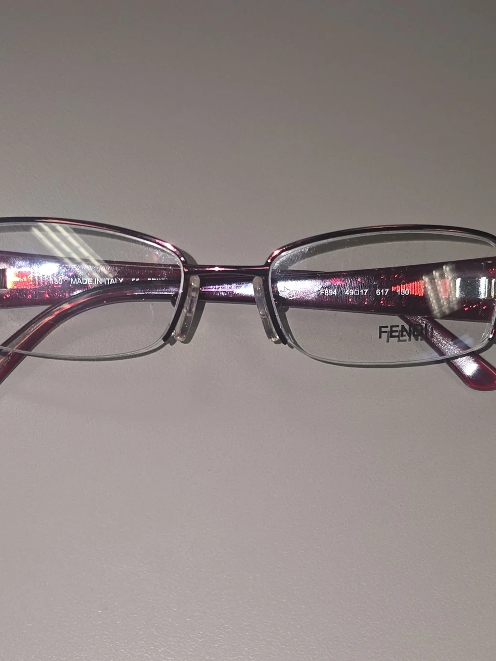 Fendi burgundy monogram